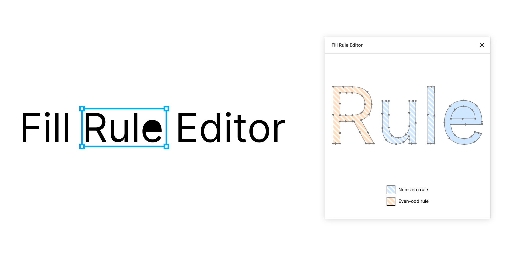 Figma Fill Rule Editor plugin