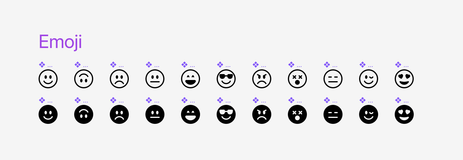 Emoji icons