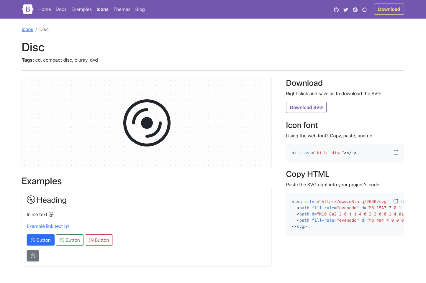 Bootstrap 图标集 v1.2.0 发布 —— 喜提 CSS 图标字体！