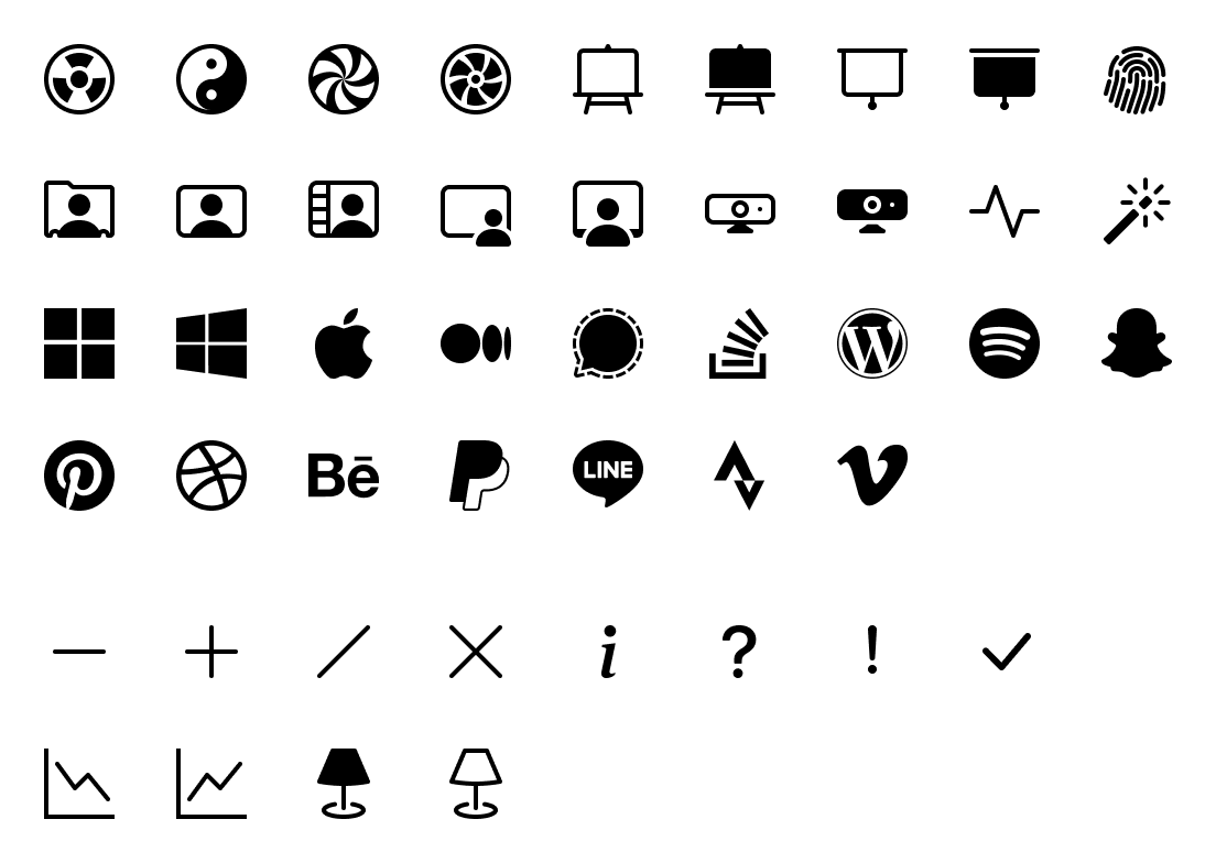 New icons in v1.6.0