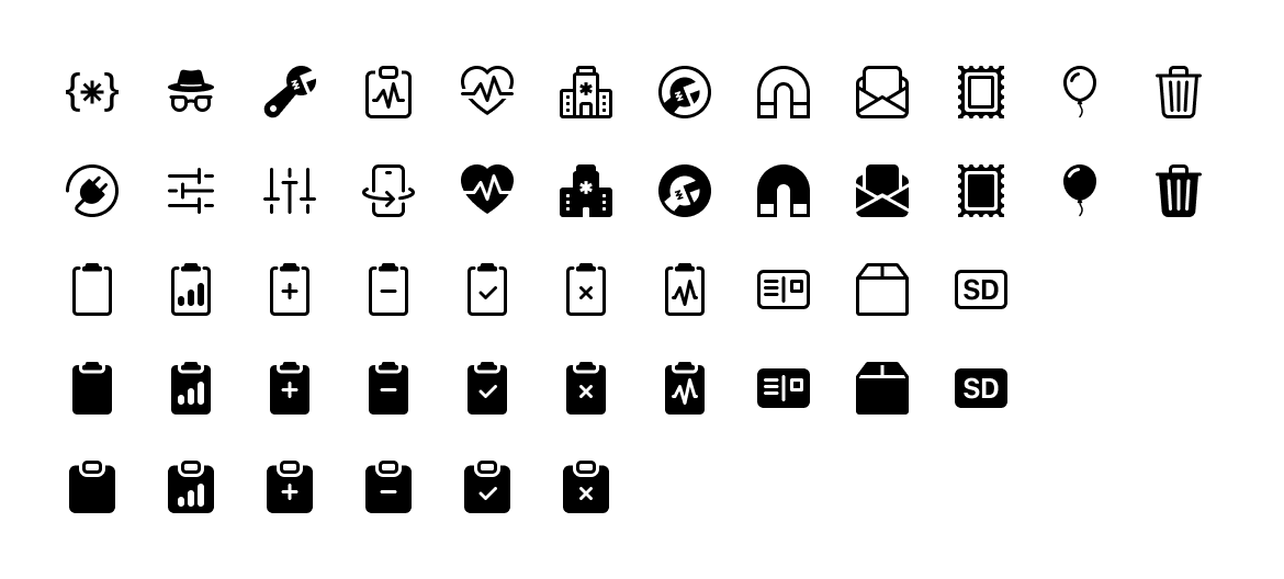 Miscellaneous new icons in v1.8.0