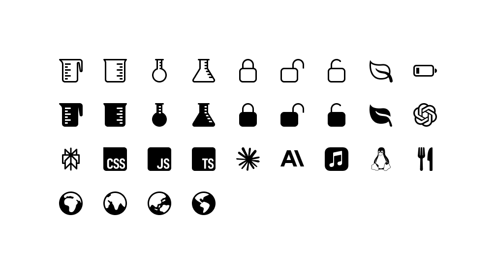 New icons in v1.13.0